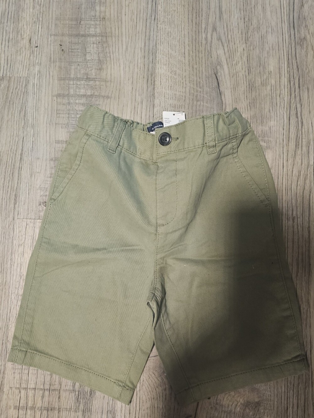 The Children's Place Olive Green Pull-On Shorts